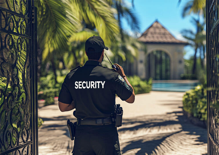 玄関のセキュリティシステム